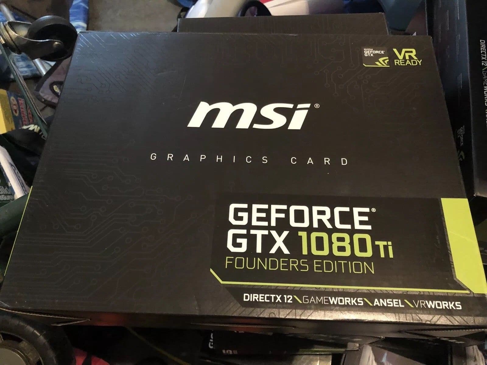MSI Nvidia GEFORCE GTX 1080 8G D5X